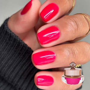 Mineral Bond Nail Set Powders: Glow Red - Classic Neon Nail Powder