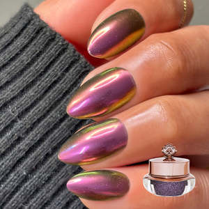 Dark Purple Prism - Holographic Nail Powder