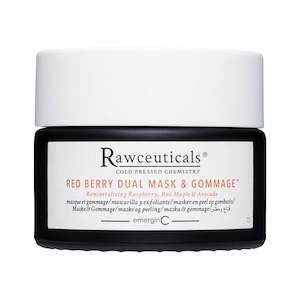 Rawceuticals: RAWCEUTICALS RED BERRY DUAL MASK & GOMMAGE MASK 50ml