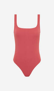 Matteau: Matteau | Nineties Maillot - Rose Crinkle