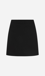 Matteau | Crepe Mini Skirt - Black