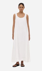 Summer Whites: Assembly Label | Maree Linen Maxi Dress - White