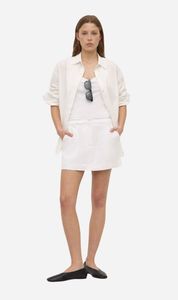 Summer Whites: Assembly Label | Amanda Mini Skirt - White