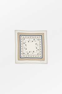 Summer Whites: Skall Studio | Skall Floral Scarf - Ivory