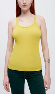 Re Done: RE/DONE | Ribbed Tank - Lime