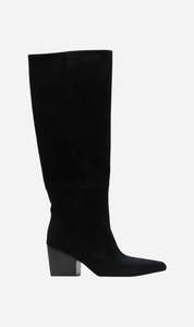 The Boot Edit: La Tribe | Leone Knee High - Black Suede