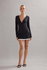 Sale Tops: Caitlin Crisp | Winnie Top - Black