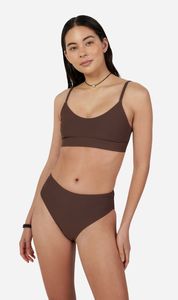 Dear Dylan: Dear Dylan | Swim Crop - Umber Rib