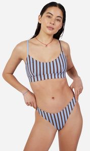 Dear Dylan: Dear Dylan | Swim Crop - Riviera Stripe