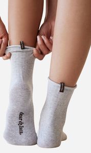 Dear Dylan | Roulé Sock Set - Blanc/GreyMarle