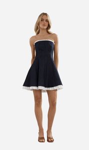 Caitlin Crisp | Frilly Charleston Mini - Indigo