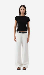 St Agni | Fine Band Carter Trousers - Off White