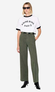 Anine Bing | Grayson Pant - Army Green