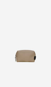 Handbags And Wallets: Rains | Wash Bag Small - Beige