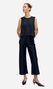 Silk Laundry | Elena Top - Black
