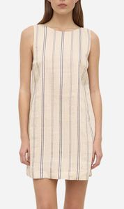 Assembly Label | Ulani Stripe Mini Dress - Cream/Blue