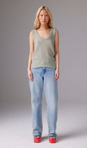 Crush: CRUSH | Amara Jutta Scoop Tank - Tea