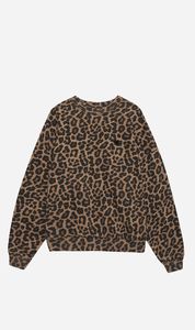 Anine Bing | Miles Sweatshirt - Black & Brown Leopard