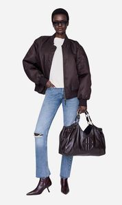 Outerwear: Anine Bing | Leon Bomber - Dark Brown