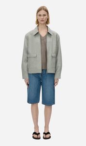 Outerwear: Camilla and Marc | Wright Collared Jacket - Reed Green