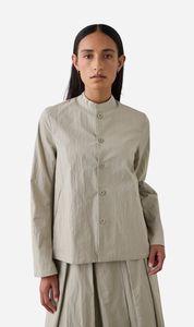 Laing | Mandarin Shirt Jacket - Pale Sage
