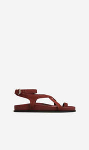 Beach Style: A.Emery | Jalen Slim Sandal - Brick Suede