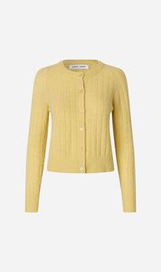 Sale Knitwear: Samsoe Samsoe | Sabarbara Cardigan - Dusty Yellow
