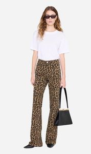 Denim: Anine Bing | Hugh Jean - Black & Brown Leopard