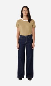 Denim: Outland Denim | Mia Mid Wide Jean - Nights