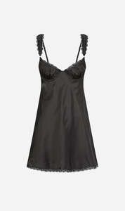 Loungewear: Kat the Label | Celeste Slip - Black