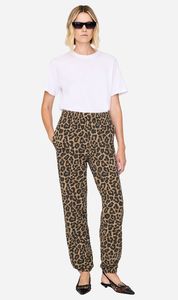 Loungewear: Anine Bing | Karter Jogger Framed Monogram - Leopard