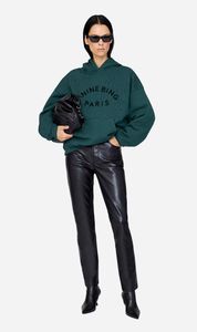 Loungewear: Anine Bing | Harvey Sweatshirt Paris - Dark Teal
