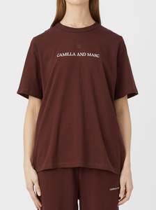Camilla and Marc | Grayson Tee - Almadine
