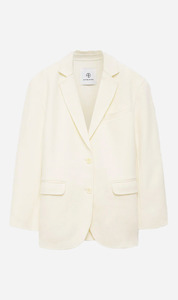 What We Are Loving: Anine Bing | Quinn Blazer - White Cashmere Blend