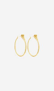 Full Price 3: Zoe & Morgan | Snake Hoops - Gold