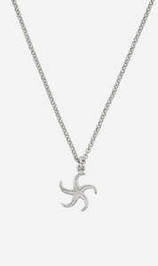 Zoe & Morgan | Starfish Necklace - Silver