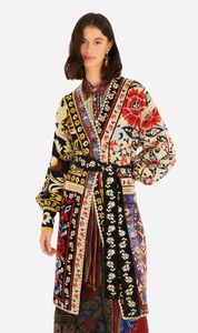 The Buyers Edit: Farm Rio | Patchwork Knit Midi Cardi - Flower Print