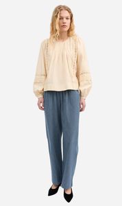 Skall Studio | Leaf Blouse - Antique Beige