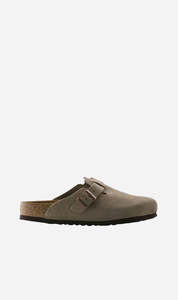 Birkenstock | Boston Soft Foot Bed Suede Reg - Taupe