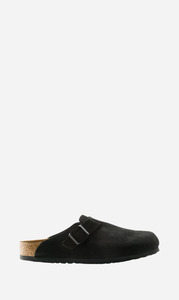 Birkenstock | Boston Soft Footbed Suede Regular - Black