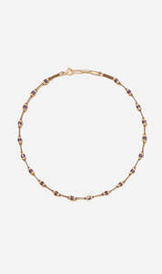 Tityaravy: Tityaravy | Peony Necklace - Amethyst