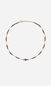 Tityaravy: Tityaravy | Uma Necklace - Micron/Diopside/Rubellite/Amethyst