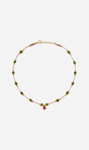 Tityaravy | Tanza Necklace - Diopside/Grenat