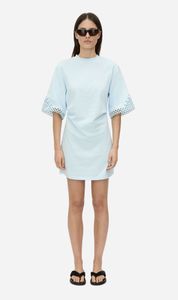 Last Ones: Camilla and Marc | Lolani Mini Tee Dress - Ice Blue