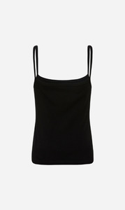 Matteau: Matteau | Square Knit Top - Black