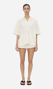 Last Ones: Camilla and Marc | Turrell Collared Tee - Ivory