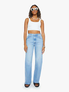Sale Jeans: Mother Denim | The Lasso Sneak - Sow Surreal