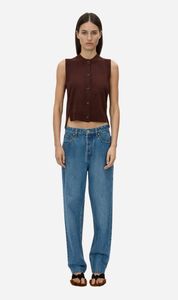 Camilla and Marc | Cardinal Sleeveless Cardigan - Chocolate