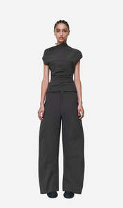 Wynn Hamlyn | Rita Top - Charcoal