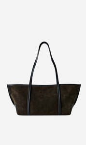 St Agni | Slim Bateau Tote - Coffee